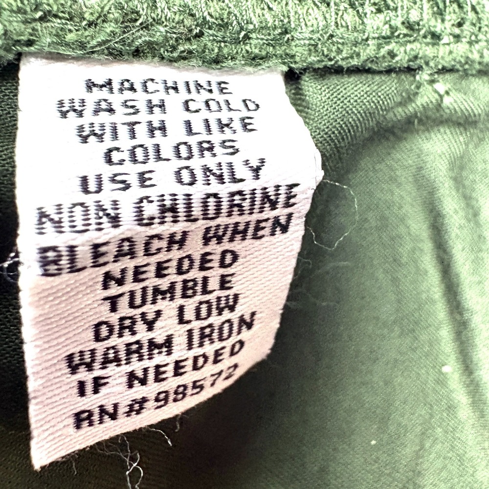 VTG Y2K Bitten by Sarah Jessica Parker Drawstring Capri Joggers Womens Sz 8 Grn - Picture 10 of 13